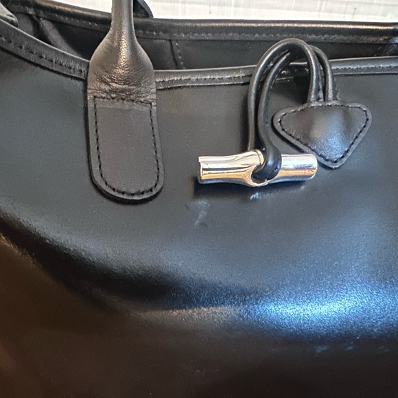 Longchamp, Roseau leather handbag - Picture 6 of 10